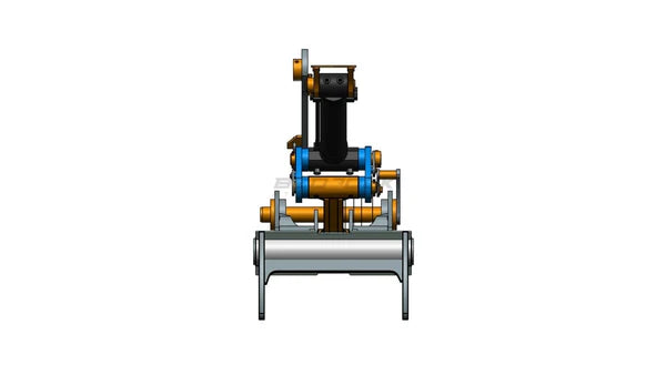 Bedrock Attachments Pin Grabber Thumb | Model ET90-PG2T48 | Width 46.5" | Pin Size 90mm | 2 Teeth | Machine Size 24-29 Ton | For Excavators
