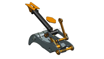 Bedrock Attachments Pin Grabber Thumb | Model ET80-PG2T36 | Width 39.4" | Pin Size 80mm | 2 Teeth | Machine Size 20-24 Ton | For Excavators