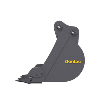 Gentec Equipment Digging Bucket | Bucket Width 12", 16", 18", 20" & 24" | Machine Size 2.3-3.9 Tons | For Excavators