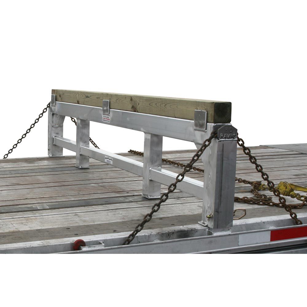 Heavy Duty Ramps Aluminum Load Leveler Bridge | Model 20-04-101-26-LL | Size 5" L x 100-7/8" W x 26" H | Capacity 20,000 lb. | Horsepower 23 HP | For 26" Drop Step Deck Trailers