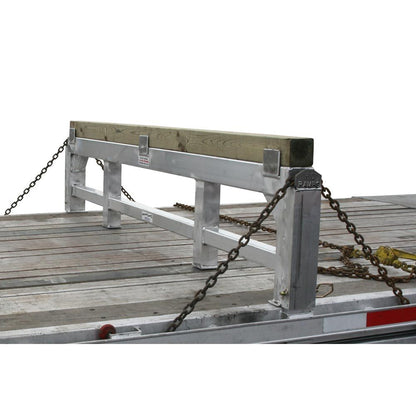 Heavy Duty Ramps Aluminum Load Leveler Bridge | Model 20-04-101-26-LL | Size 5" L x 100-7/8" W x 26" H | Capacity 20,000 lb. | Horsepower 23 HP | For 26" Drop Step Deck Trailers