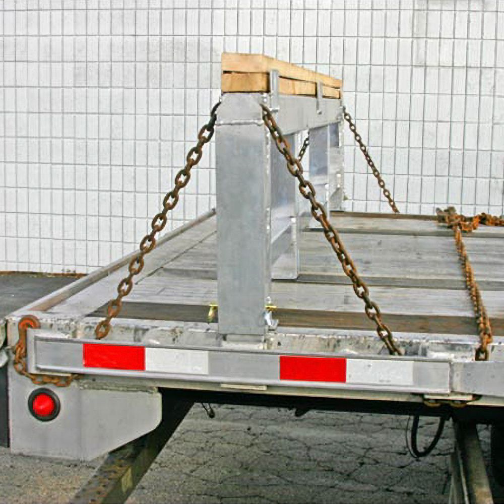 Heavy Duty Ramps Aluminum Load Leveler Bridge | Model 20-04-101-26-LL | Size 5" L x 100-7/8" W x 26" H | Capacity 20,000 lb. | Horsepower 23 HP | For 26" Drop Step Deck Trailers