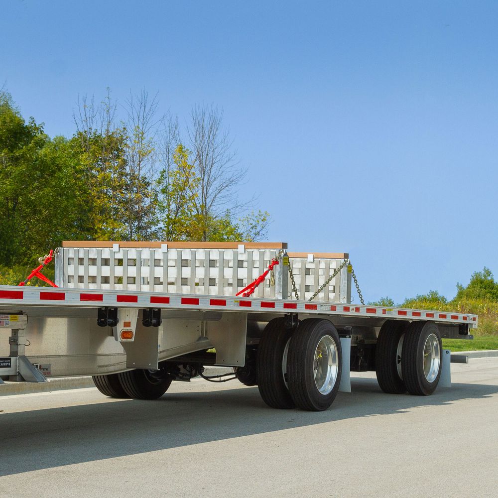 Heavy Duty Ramps 2 Bunk Load Leveler / 2 Ramp System | Model 20-16-096-02-02-MLL-2 | Size 8' L x 16" W | 20,000 lb. Capacity | Horsepower 23 HP | For 102" Step Deck Trailers with 16" Drop