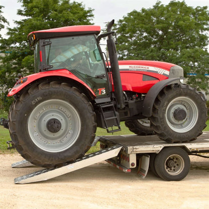 Heavy Duty Ramps 2 Bunk Load Leveler / 2 Ramp System | Model 20-16-096-02-02-MLL-2 | Size 8' L x 16" W | 20,000 lb. Capacity | Horsepower 23 HP | For 102" Step Deck Trailers with 16" Drop