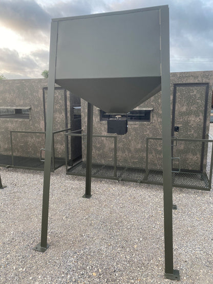 AWS Blind | Heavy Duty Broadcast Feeders | Capacity 1000lb, 2000lb & 3000lb | Widths 36" To 48" | Solar Timer + EZ Fill + Optional Cage | Horsepower 15 To 75 HP | For Tractor, ATV & UTV