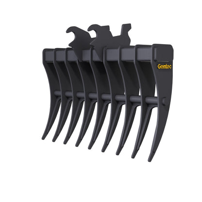 Gentec Equipment Rake w/ Wedge Coupler | Rake Width 40" & 48" | Machine Size 4.0-5.9 Tons | For John Deere 50