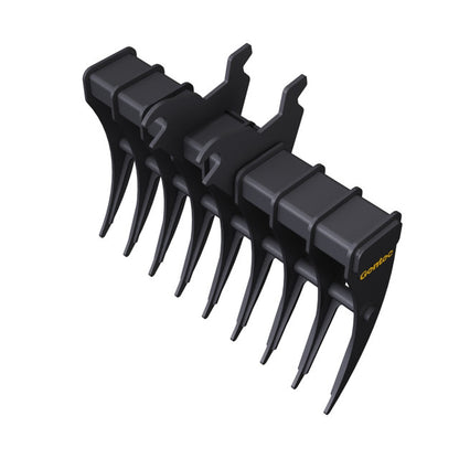 Gentec Equipment Rake w/ Wedge Coupler | Rake Width 40" & 48" | Machine Size 4.0-5.9 Tons | For John Deere 50