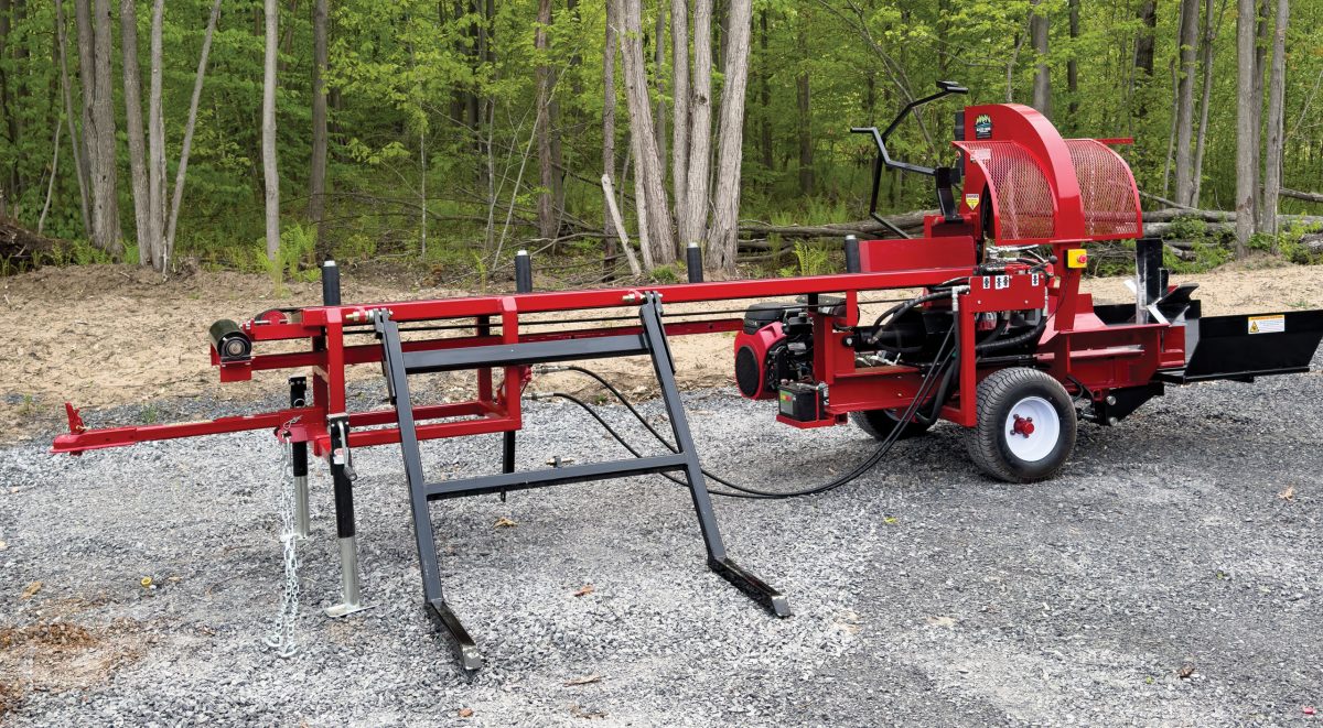 Blacks Creek Firewood Processor | Model 2000B-XL | 17 Gallon Hydraulic Reservoir | 22 Horsepower Honda Engine