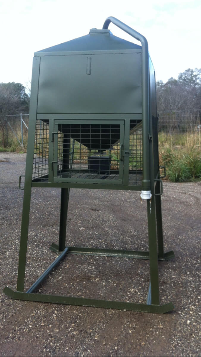 AWS Blind | Heavy Duty Broadcast Feeders | Capacity 1000lb, 2000lb & 3000lb | Widths 36" To 48" | Solar Timer + EZ Fill + Optional Cage | Horsepower 15 To 75 HP | For Tractor, ATV & UTV