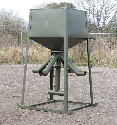 AWS Blind | Heavy Duty Protein Extended Tube Feeders | Model 1000 lb, 2000 lb & 3000 lb Capacity | Gravity-Fed | Horsepower 20 To 75 HP | For Tractors, ATVs, UTVs