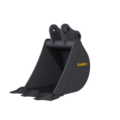 Gentec Equipment Digging Bucket | Bucket Width 12", 16", 18" & 24" | Machine Size 1.5-2.2 Tons | For Excavators