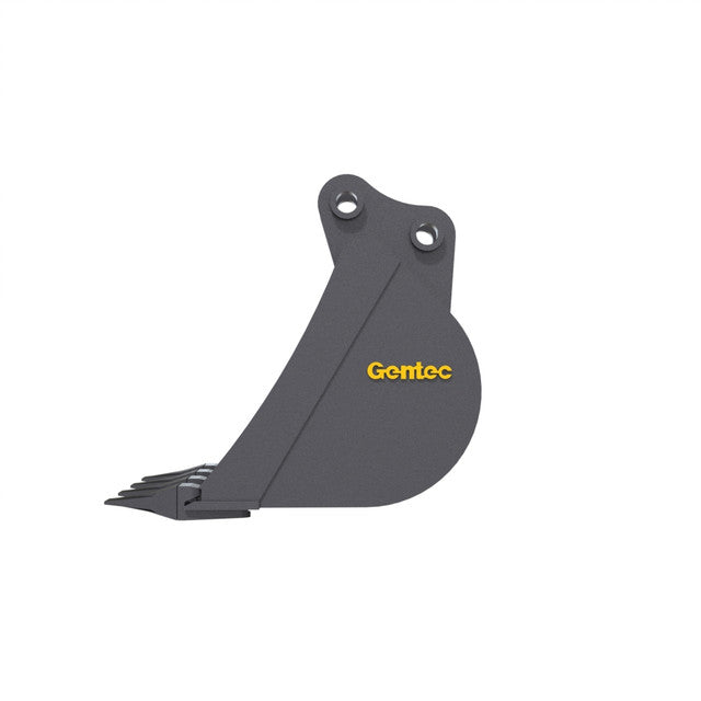 Gentec Equipment Digging Bucket | Bucket Width 12", 16", 18" & 24" | Machine Size 1.5-2.2 Tons | For Excavators