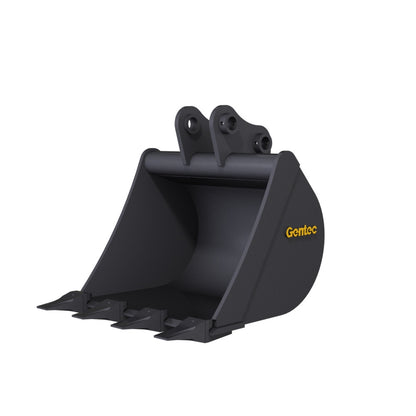 Gentec Equipment Digging Bucket | Bucket Width 12", 16", 18" & 24" | Machine Size 1.5-2.2 Tons | For Excavators