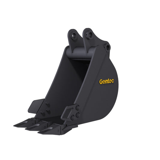 Gentec Equipment Digging Bucket | Bucket Width 12", 16", 18", 20" & 24" | Machine Size 2.3-3.9 Tons | For Excavators
