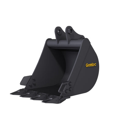 Gentec Equipment Digging Bucket | Bucket Width 12", 16", 18", 20" & 24" | Machine Size 2.3-3.9 Tons | For Excavators