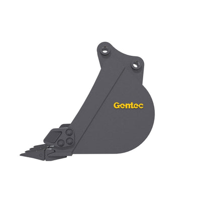 Gentec Equipment Digging Bucket | Bucket Width 12", 16", 18", 20" & 24" | Machine Size 2.3-3.9 Tons | For Excavators