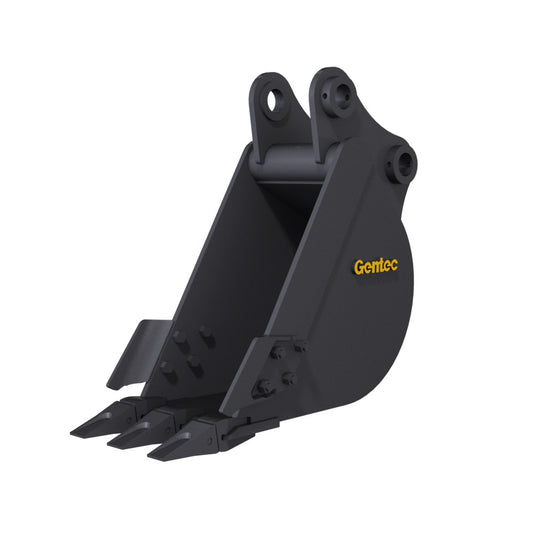 Gentec Equipment Digging Bucket | Bucket Width 12", 16", 18", 24", 30" & 36" | Machine Size 4-5.9 Tons | For Excavators