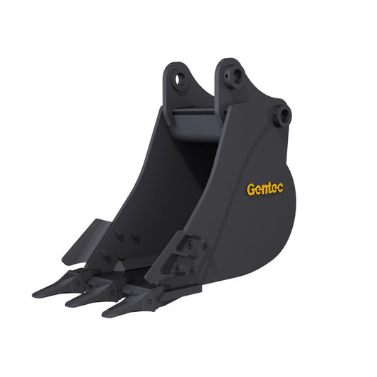 Gentec Equipment Digging Bucket | Bucket Width 24", 30", 36", 42" & 48" | Machine Size 20-23 Tons | For Excavators