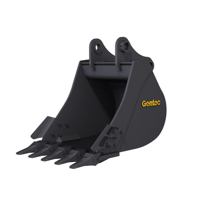 Gentec Equipment Digging Bucket | Bucket Width 24", 30", 36", 42" & 48" | Machine Size 20-23 Tons | For Excavators