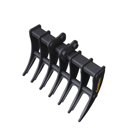 Gentec Equipment Rake | Rake Width 30" & 36" | Machine Size 1.5-2.2 Tons | For Excavators