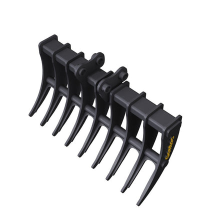 Gentec Equipment Rake | Rake Width 30" & 36" | Machine Size 1.5-2.2 Tons | For Excavators