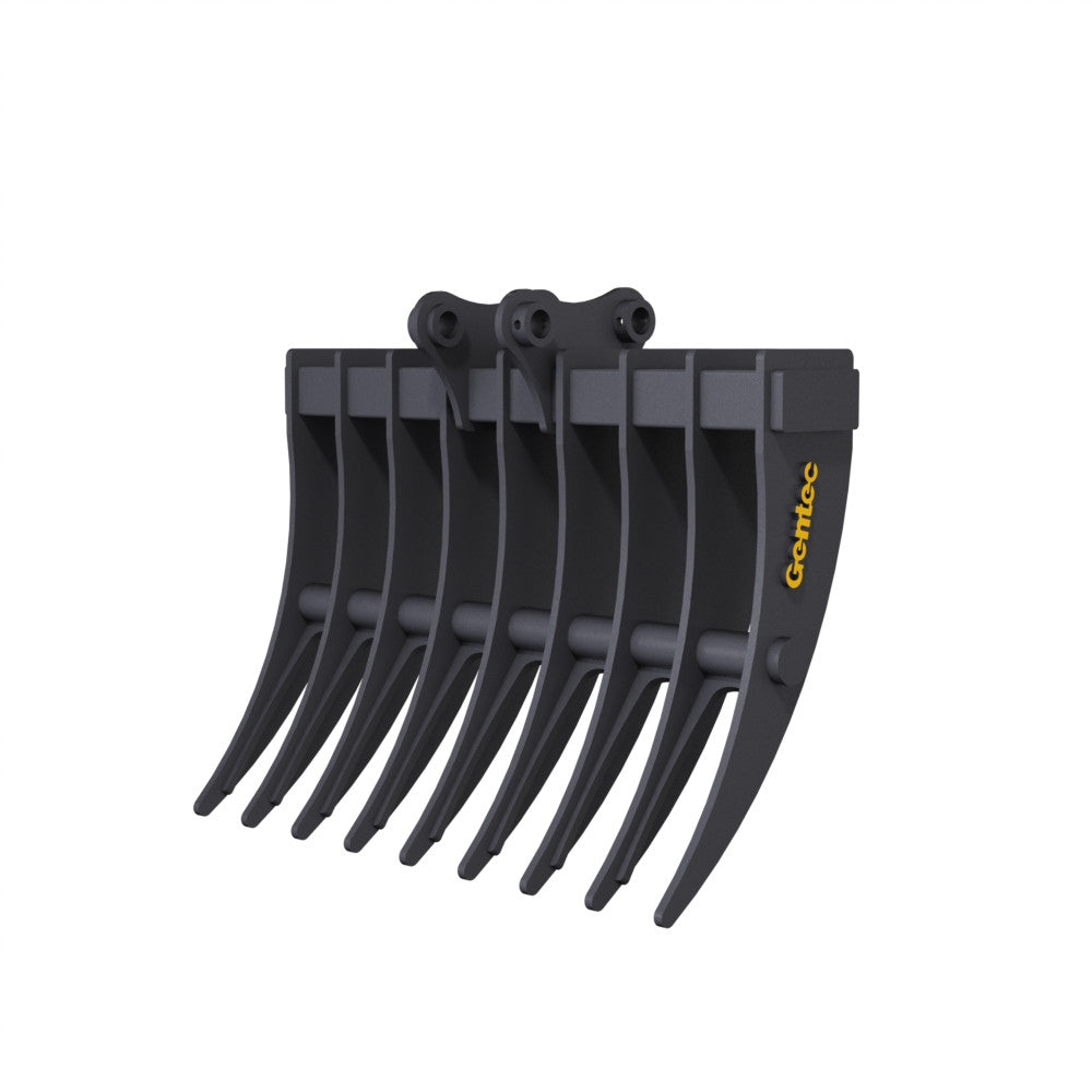 Gentec Equipment Rake | Rake Width 36" & 40" | Machine Size 2.3-3.9 Tons | For Excavators