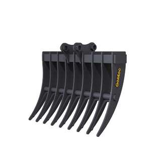 Gentec Equipment Rake | Rake Width 36" & 40" | Machine Size 2.3-3.9 Tons | For Excavators