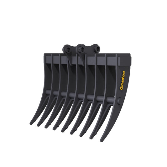Gentec Equipment Rake | Rake Width 36" & 40" | Machine Size 2.3-3.9 Tons | For Excavators