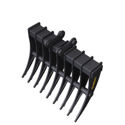 Gentec Equipment Rake | Rake Width 36" & 40" | Machine Size 2.3-3.9 Tons | For Excavators