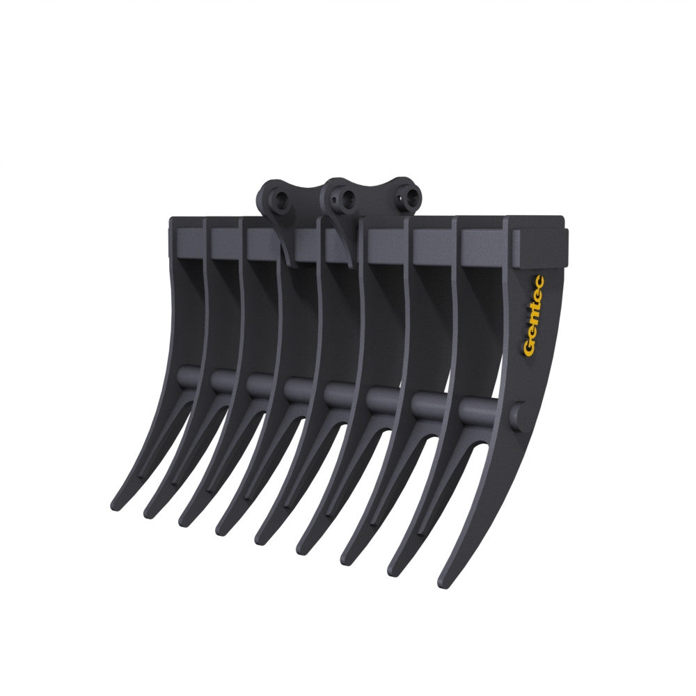 Gentec Equipment Rake | Rake Width 36" & 40" | Machine Size 2.3-3.9 Tons | For Excavators