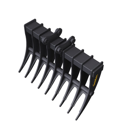 Gentec Equipment Rake | Rake Width 36" & 40" | Machine Size 2.3-3.9 Tons | For Excavators