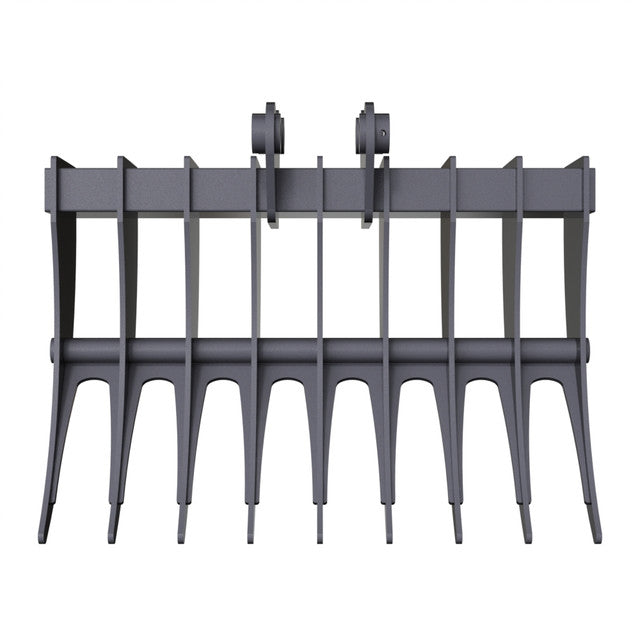 Gentec Equipment Rake | Rake Width 40" & 48" | Machine Size 4.0-5.9 Tons | For Excavators