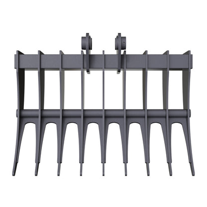 Gentec Equipment Rake | Rake Width 40" & 48" | Machine Size 4.0-5.9 Tons | For Excavators
