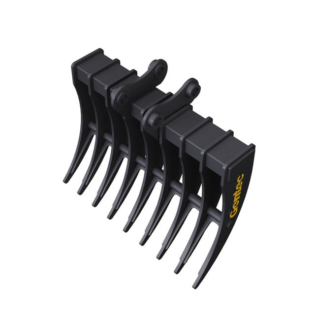 Gentec Equipment Rake | Rake Width 48" & 60" | Machine Size 6.0-9.9 Tons | For Excavators