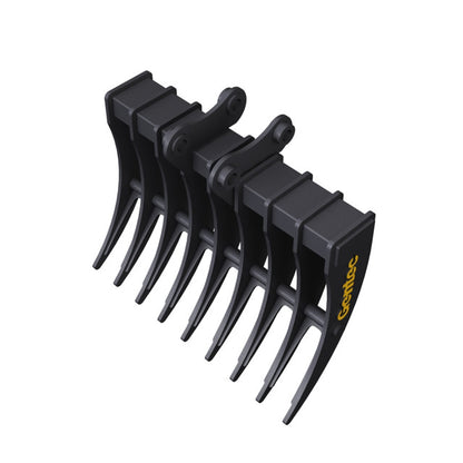 Gentec Equipment Rake | Rake Width 48" & 60" | Machine Size 6.0-9.9 Tons | For Excavators