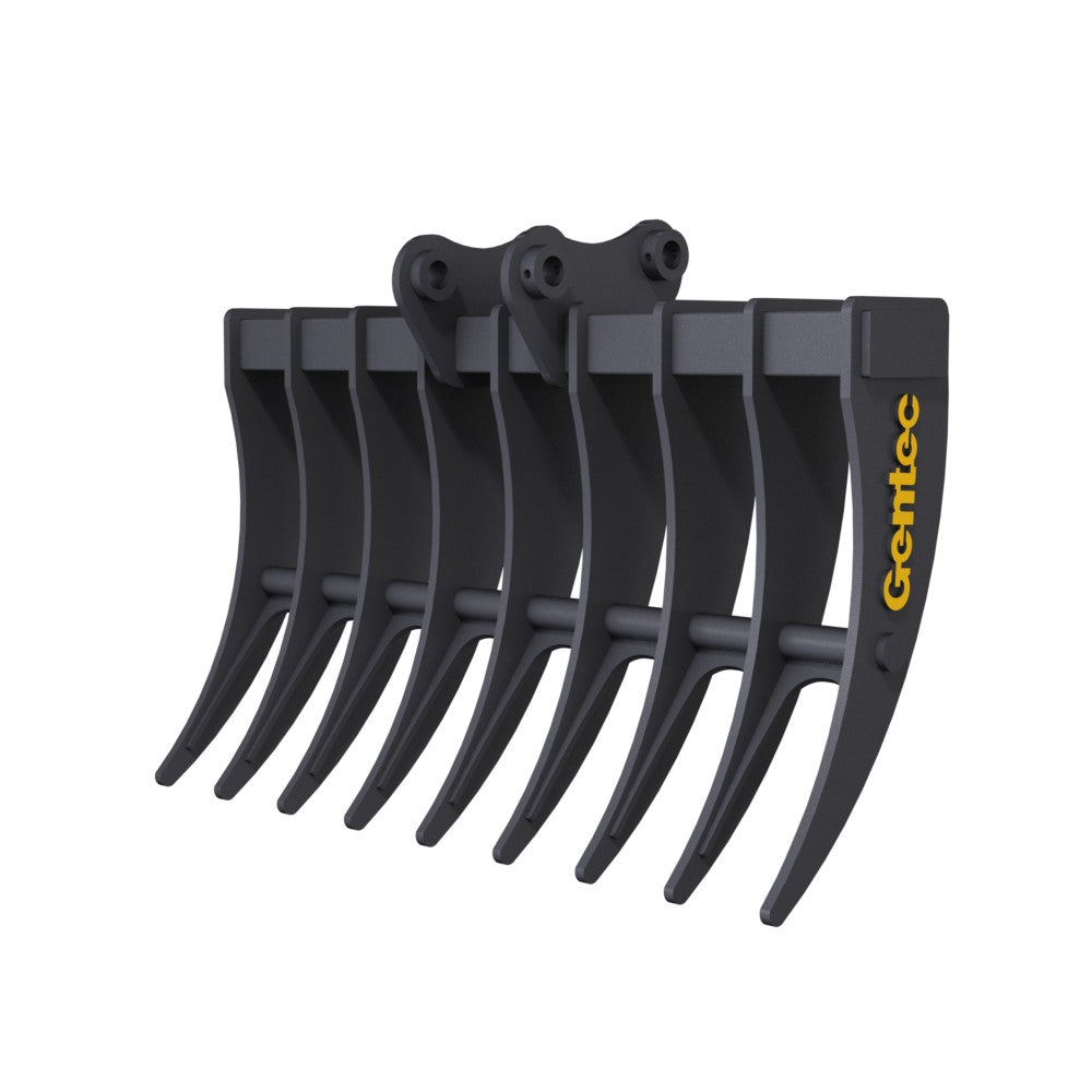 Gentec Equipment Rake | Rake Width 48" & 60" | Machine Size 6.0-9.9 Tons | For Excavators