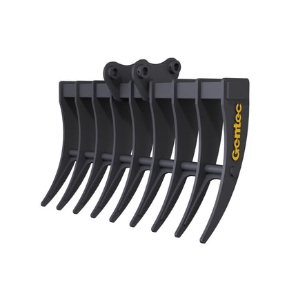Gentec Equipment Rake | Rake Width 48" & 60" | Machine Size 6.0-9.9 Tons | For Excavators