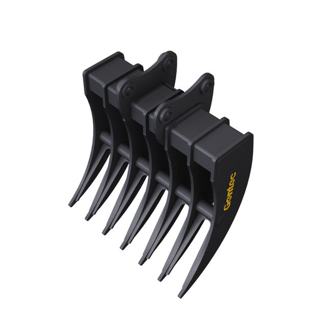 Gentec Equipment Rake | Rake Width 48" & 60" | Machine Size 10-15 Tons | For Excavators