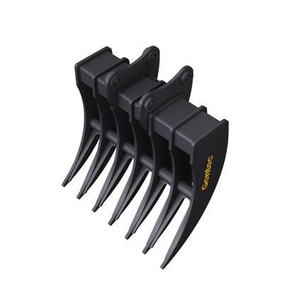 Gentec Equipment Rake | Rake Width 48" & 60" | Machine Size 10-15 Tons | For Excavators