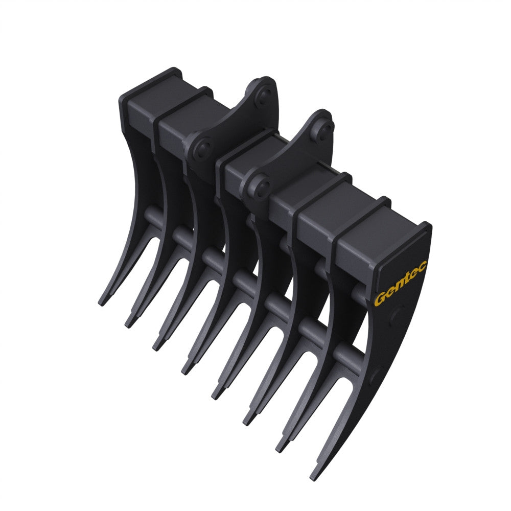 Gentec Equipment Rake | Rake Width 60" | Machine Size 16-19 Tons | For Excavators