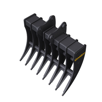 Gentec Equipment Rake | Rake Width 60" | Machine Size 16-19 Tons | For Excavators