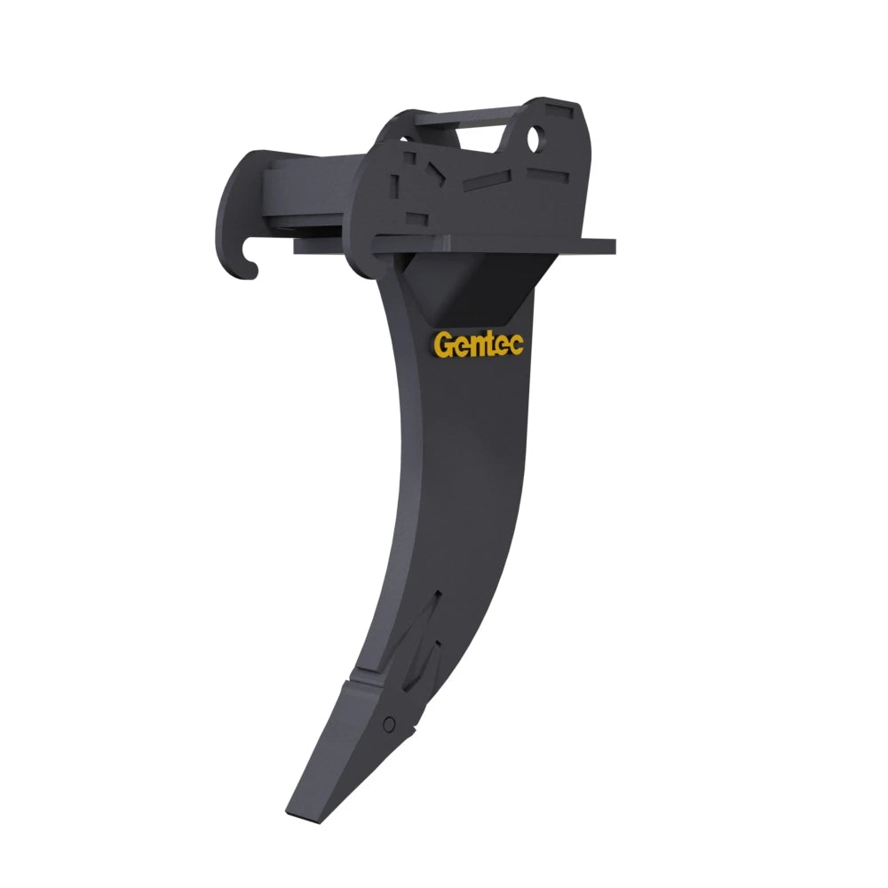 Gentec Equipment Ripper w/ Bobcat X-Change Coupler | Penetration Depth 26" | Machine Size 4-5.9 Tons | For Excavators