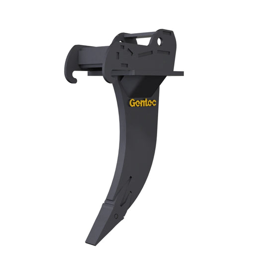 Gentec Equipment Ripper w/ Bobcat X-Change Coupler | Penetration Depth 26" | Machine Size 4-5.9 Tons | For Excavators