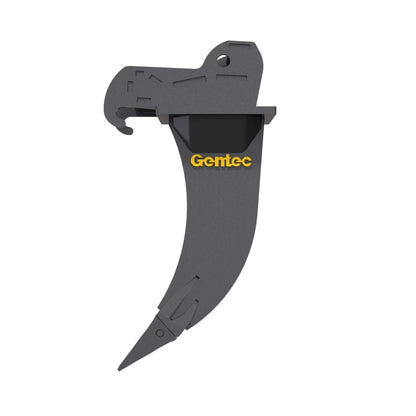 Gentec Equipment Ripper w/ Bobcat X-Change Coupler | Penetration Depth 26" | Machine Size 4-5.9 Tons | For Excavators
