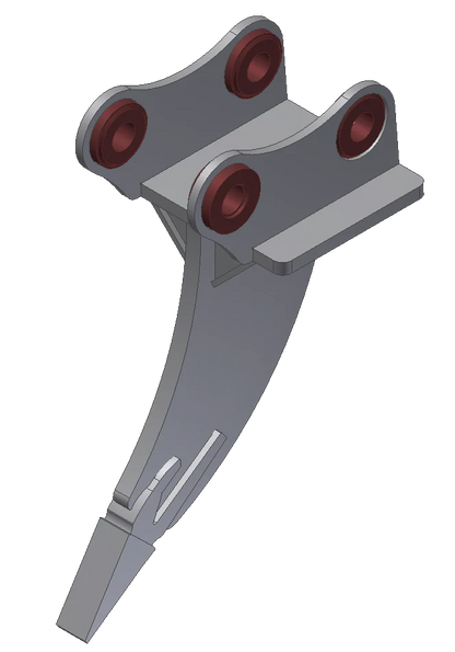 TAG Ripper | Quick Coupler Single Shank Series | 0.75"–1.5" Shank | Ripper Weight 200–1,200 lbs | 1–20 Ton | For Excavators