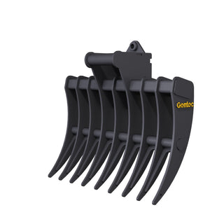 Gentec Equipment Rake w/ 1.25" T-Pin | Rake Width 36" | Machine Size 2.3-3.9 Tons | For Excavators
