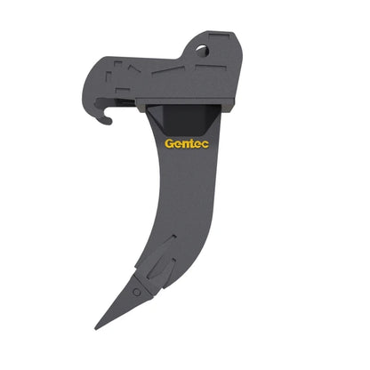 Gentec Equipment Ripper w/ Bobcat X-Change Coupler | Penetration Depth 23" | Machine Size 2.3-3.9 Tons | For Excavators