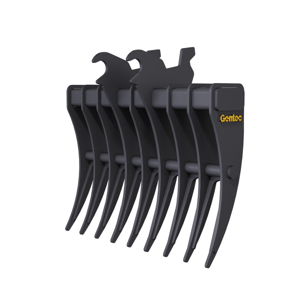 Gentec Equipment Rake w/ Wedge Coupler | Rake Width 40" & 48" | Machine Size 4.0-5.9 Tons | For John Deere 50