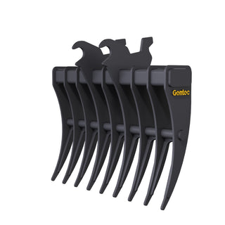 Gentec Equipment Rake w/ Wedge Coupler | Rake Width 40" & 48" | Machine Size 4.0-5.9 Tons | For John Deere 50