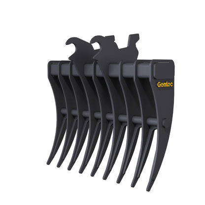 Gentec Equipment Rake w/ Wedge Coupler | Rake Width 40" & 48" | Machine Size 4.0-5.9 Tons | For John Deere 50